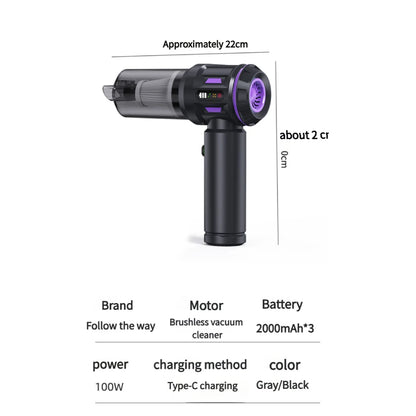 Cordless Handheld Vacuum Cleaner with Air Blower