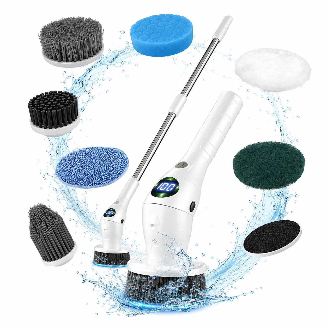 8-in-1 Electric Cleaning Brush