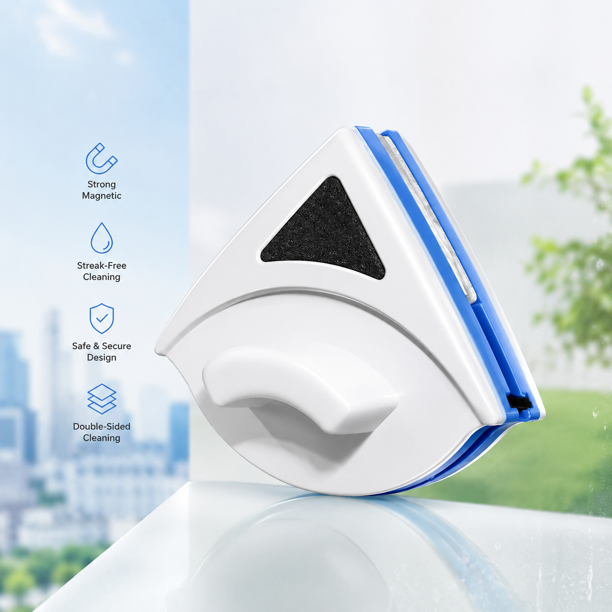 Magnetic Double-Sided Window Cleaner